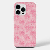 Coquette Pink Bows iPhoneケース (裏面)