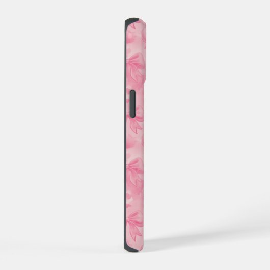 Coquette Pink Bows iPhone 15ケース (右側面)