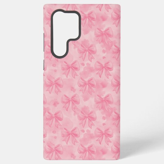 Coquette Pink Bows Samsung Galaxyケース (裏面)