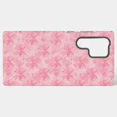 Coquette Pink Bows Samsung Galaxyケース (裏面横)