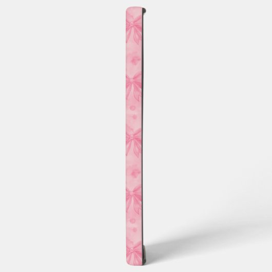 Coquette Pink Bows Samsung Galaxyケース (左側面)