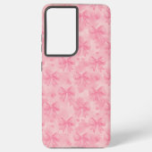 Coquette Pink Bows Samsung Galaxyケース (裏面)
