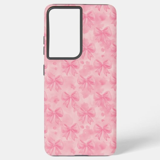 Coquette Pink Bows Samsung Galaxyケース (裏面)