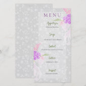 Coquette pink sheer bow and Bouquet  (正面/裏面)