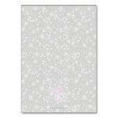 Coquette Pink Sheer bow -Table Assignment テーブルナンバー (裏面)