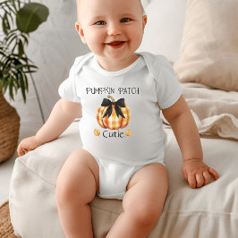 Coquette Pumpkin Patch Cutie Baby Bodysuit,  ベビーボディスーツ