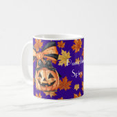 Coquette Pumpkin Spice Halloween  コーヒーマグカップ (正面左)