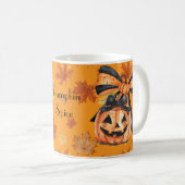 Coquette Pumpkin Spice Halloween  コーヒーマグカップ (正面右)