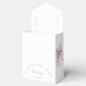 Coquette purple bow baby shower フェイバーボックス (オープン)