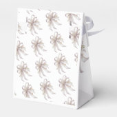 Coquette purple bow baby shower フェイバーボックス (裏面サイド)