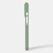 Coquette Sage Green Bow Initial Case-Mate iPhoneケース (裏面 / 左)