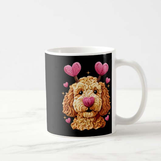 Coquette Shamrock,patrick's Day Shamrock Meme 6 Fu コーヒーマグカップ (右)