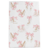 Coquette Shoes Pattern  ミディアムペーパーバッグ (正面)