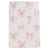 Coquette Shoes Pattern  ミディアムペーパーバッグ (正面)