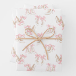 Coquette Shoes Pattern  ラッピングペーパーシート