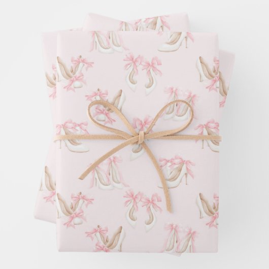 Coquette Shoes Pattern  ラッピングペーパーシート (インサイチュ)