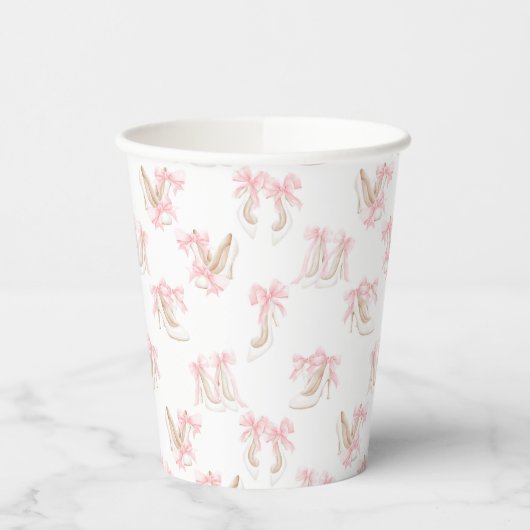 Coquette Shoes Pattern  紙コップ (左)