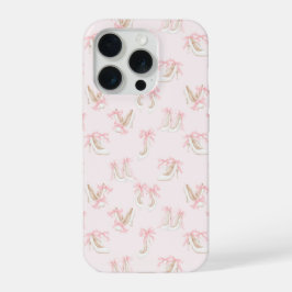 Coquette Shoes Pattern  iPhone 15 Proケース