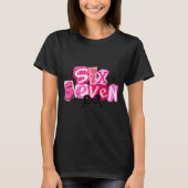 Coquette Six Seven Valentine Funny Saying 67 Meme Tシャツ (正面)