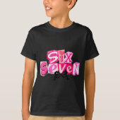 Coquette Six Seven Valentine Funny Saying 67 Meme  Tシャツ (正面)