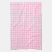 Coquette Soft Pink Gingham キッチンタオル (縦)