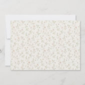 Coquette Some Bunny 1st Birthday Photo Invitation 招待状 (裏面)