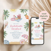 Coquette Summer Bachelorette Party Itinerary 招待状