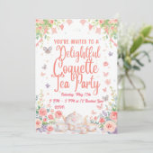 Coquette Tea Party Invitation 招待状 (スタンド正面)