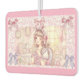 Coquette Tea Time – Pastel Ribbon  カーエアーフレッシュナー (左)