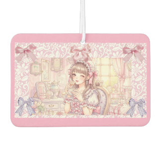 Coquette Tea Time – Pastel Ribbon  カーエアーフレッシュナー
