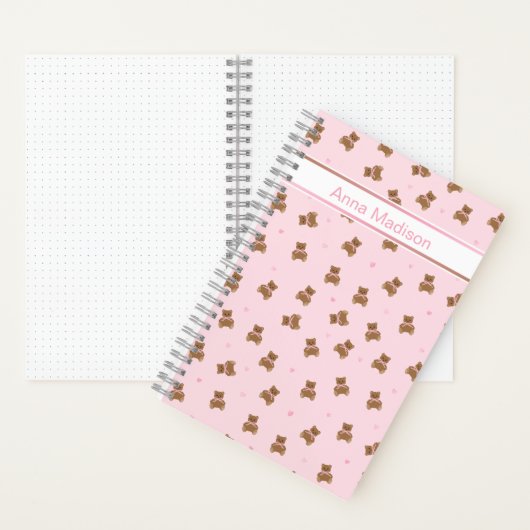 Coquette Teddy Bear Notebook ノートブック (内側)