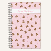Coquette Teddy Bear Notebook ノートブック (正面)