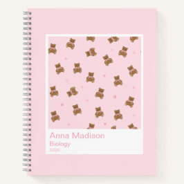 Coquette Teddy Bears Aesthetic Notebook ノートブック