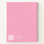Coquette Teddy Bears Aesthetic Notebook ノートブック (裏面)