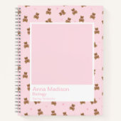 Coquette Teddy Bears Notebook ノートブック (正面)