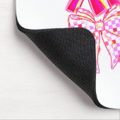 Coquette Valentine Xoxo Funny Valentine Bow Hearts マウスパッド (コーナー)