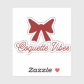 Coquette Vibes Sticker | Cute Bow Aesthetic Sticke シール (シート)
