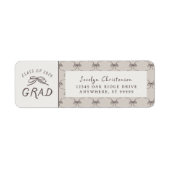 Coquette Whimsical Bows Class of 2026 Graduation ラベル (正面)