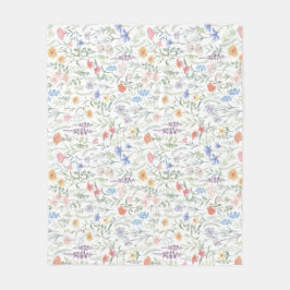 Coquette Wildflower Meadow  フリースブランケット