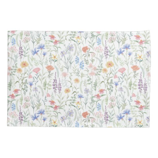 Coquette Wildflower Meadow 枕カバー (裏面)