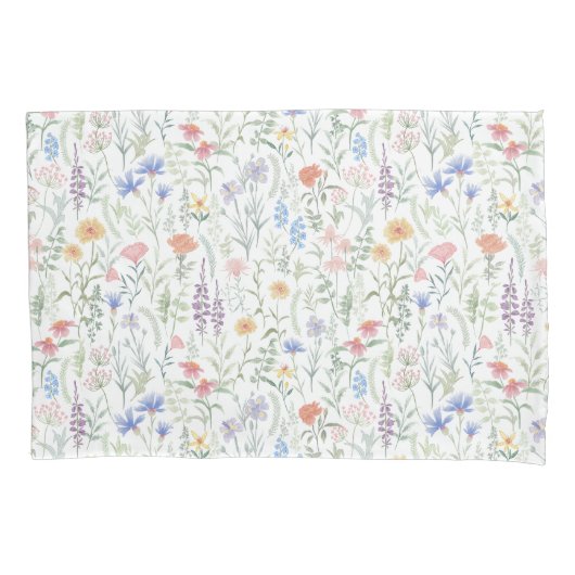 Coquette Wildflower Meadow 枕カバー (正面)