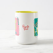 Coqui Taíno Puerto Rico ツートーンマグカップ (中央)