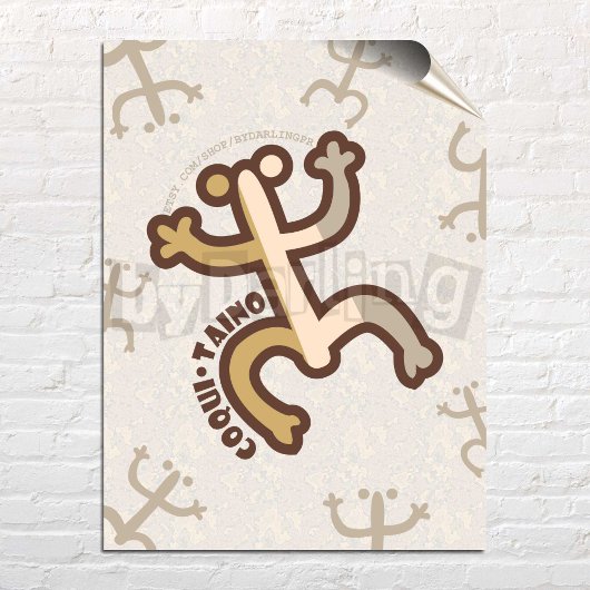 Coqui Taino Puerto Rico Wall Artダウンロードポスター ポスター