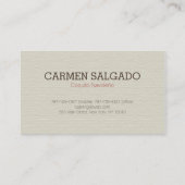 Coquitoのプロモーション 名刺 (裏面)