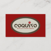 Coquitoのプロモーション 名刺 (正面)