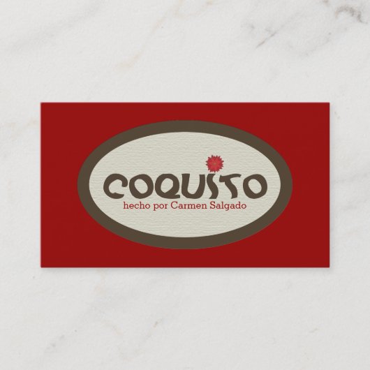 Coquitoのプロモーション 名刺 (正面)