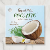 Coquito Coconut Tropical フェイバータグ (正面)