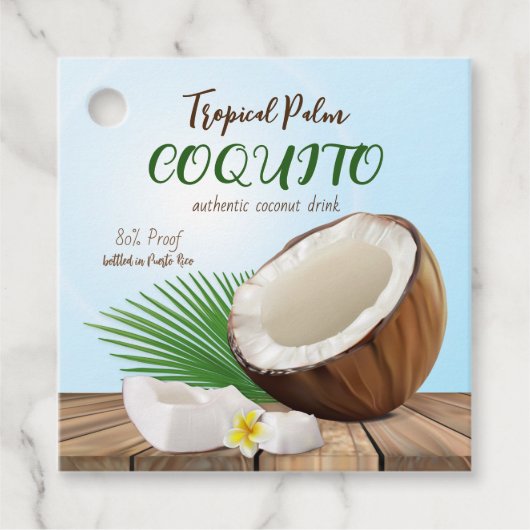 Coquito Coconut Tropical フェイバータグ (正面)