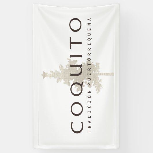 Coquito Tradicion Puertorriquenaは広告します 横断幕 (縦)