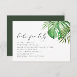 CORAトロピカルビーチパームブックベビーカード 招待状